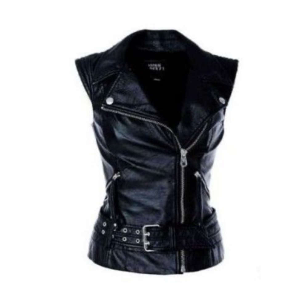 Miss Sixty Black Vest Jacket sleeveless